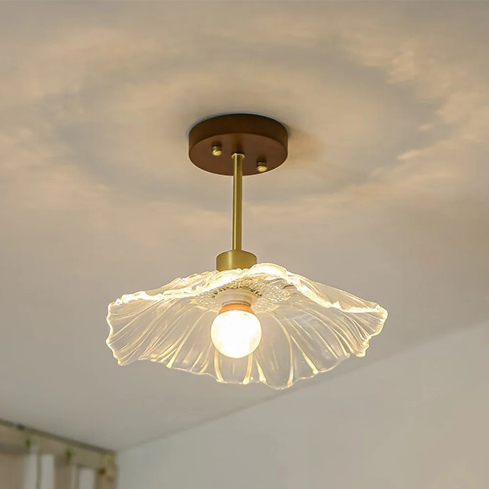Flower Glass Hallway Ceiling Lighting - Image 9