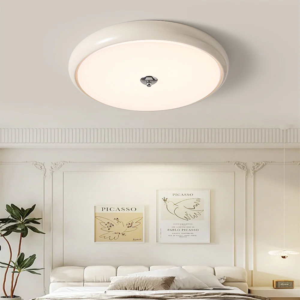 French Cream Bedroom LED Ceiling Lights - Image 6