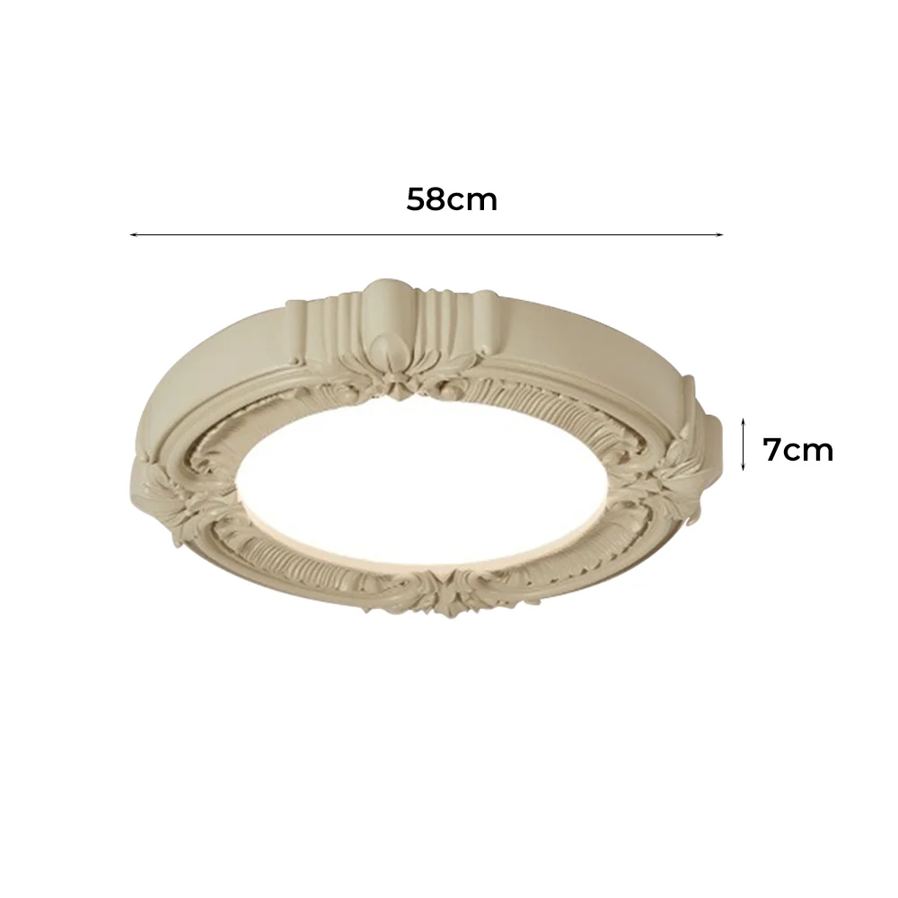 French Retro LED Ceiling Light For Bedroom - Image 8