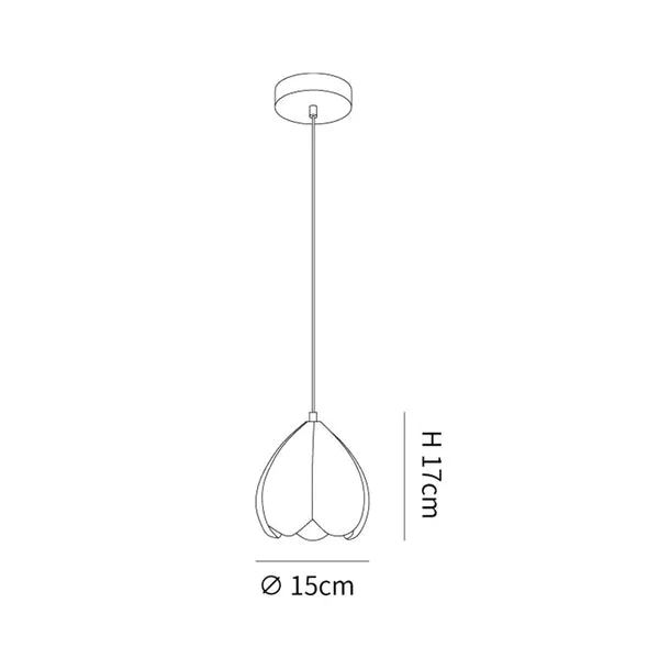 French Style Creamy Hanging Lamp Rustic Nature-Inspired Design Pendant Light - Image 7