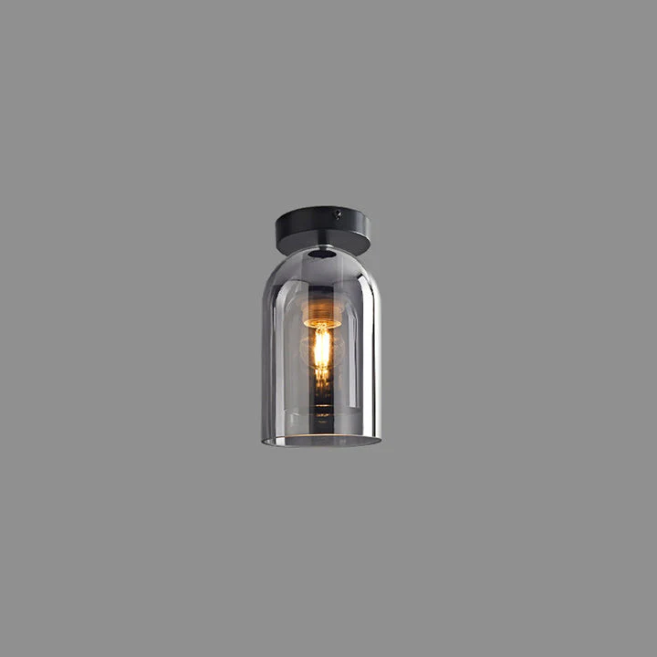 Glass Semi-Flush Mount Ceiling Light - Image 3