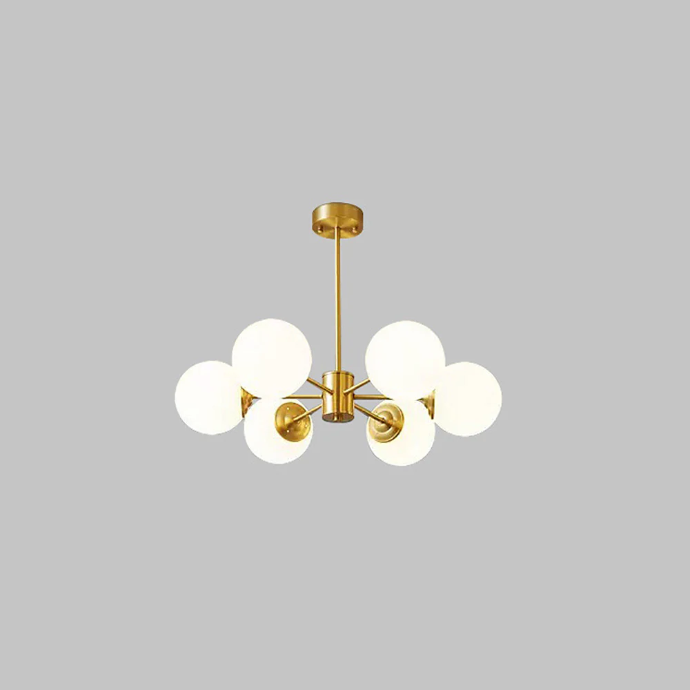 Gold Luxury Brass Chandelier Light For Bedroom - Image 3