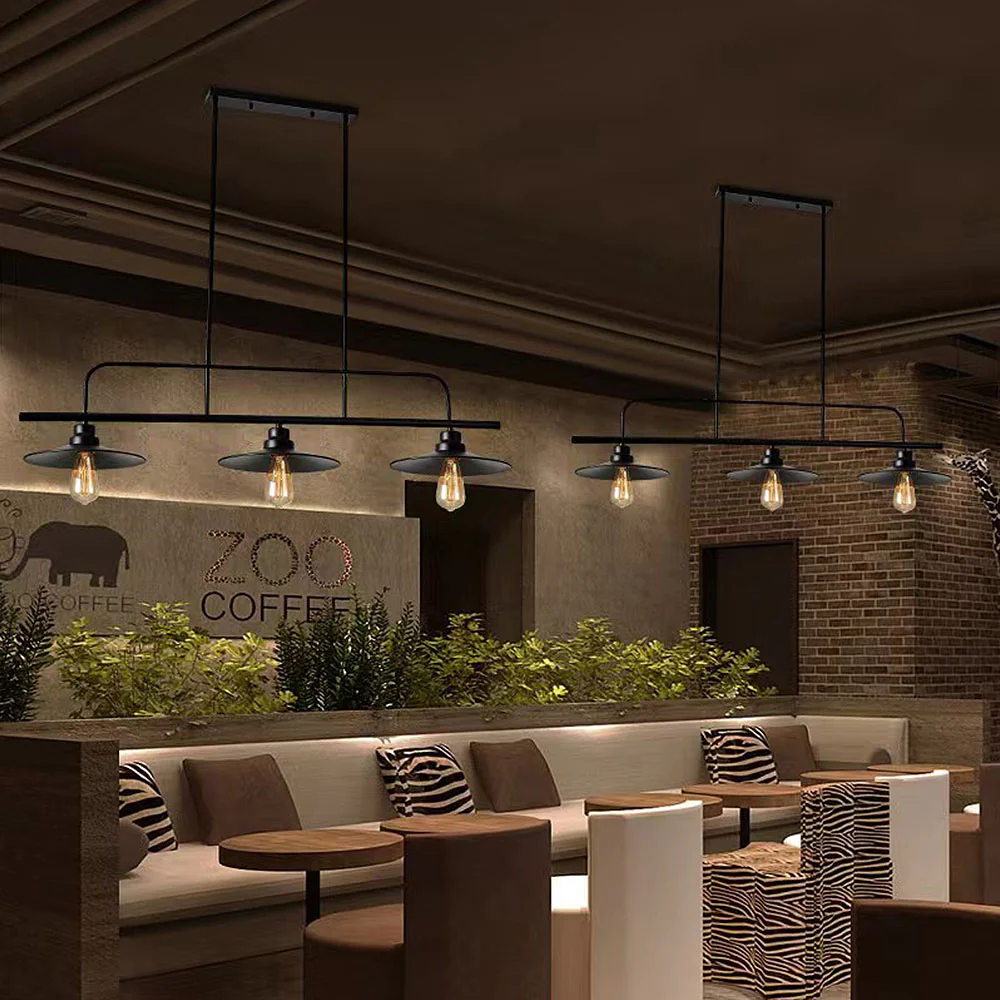 Industrial 3 Lights Kitchen Island Ceiling Light - Image 3