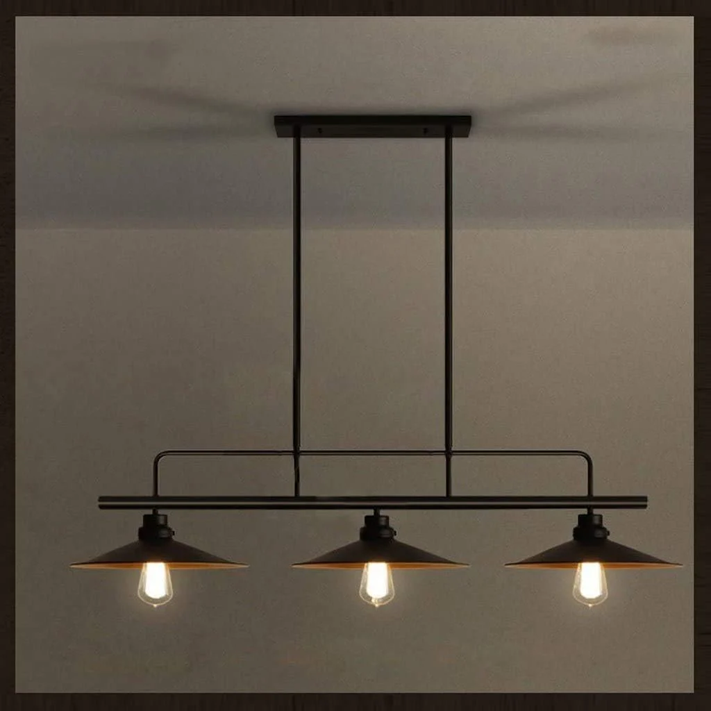 Industrial 3 Lights Kitchen Island Ceiling Light - Image 8