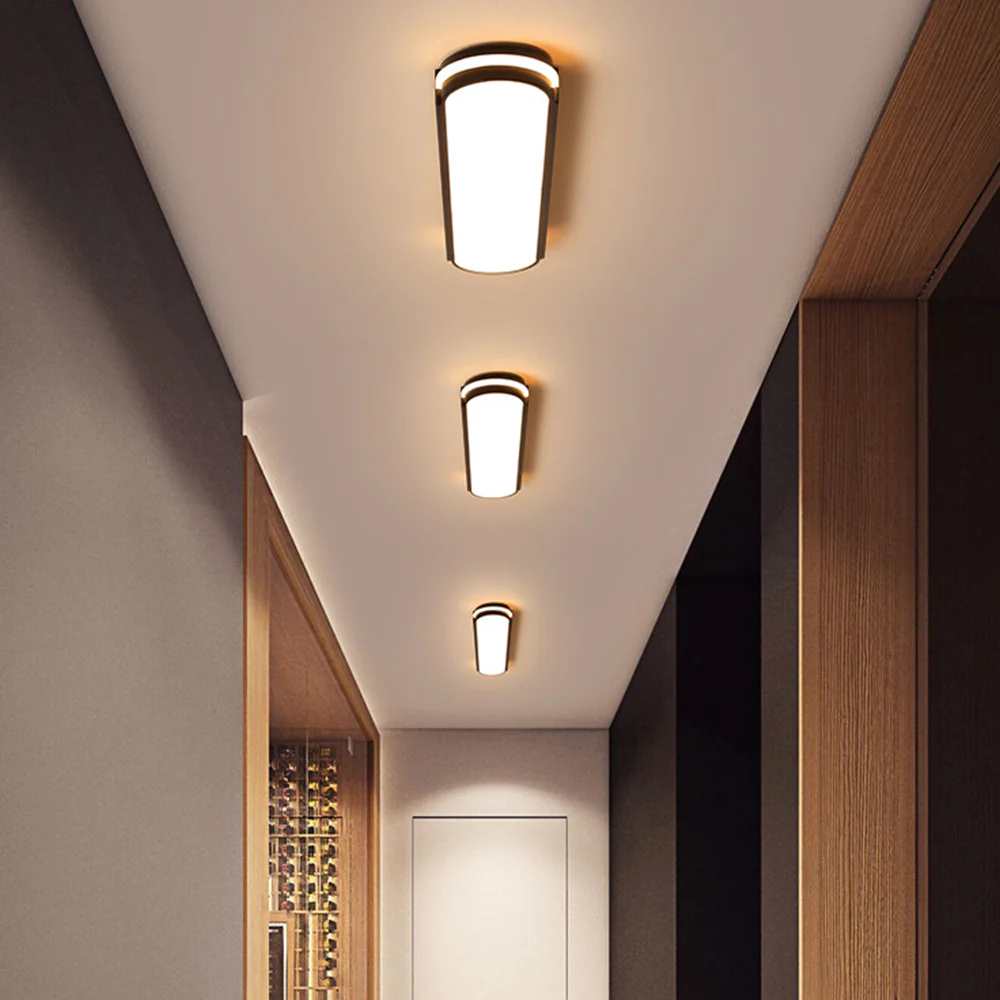 Industrial Acrylic Living Room Flush LED Ceiling Lights - Image 5
