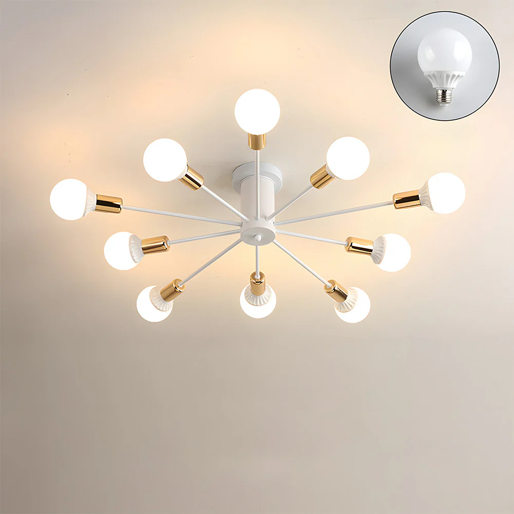 Industrial Style Living Room Multi-head Ceiling Lights - Image 16