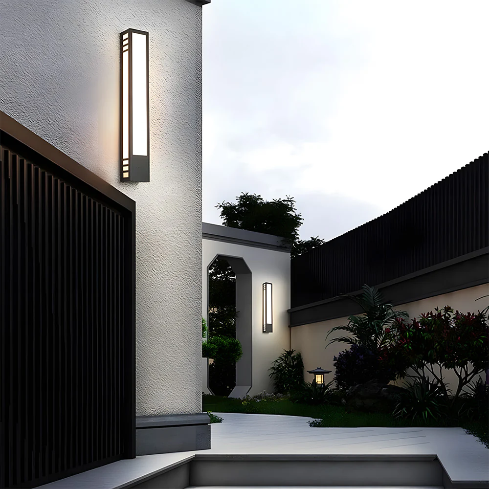 IP55 Modern Black LED Outdoor Wall Lights For Houses - Image 2