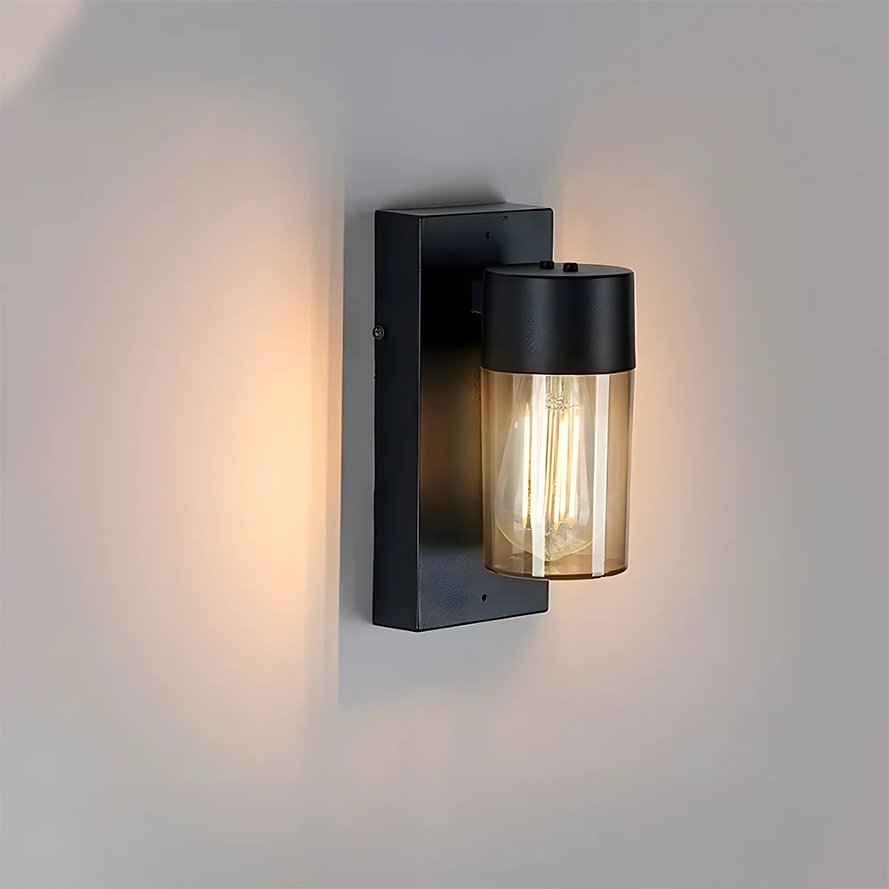 IP65 Outdoor Wall Light - E27, Waterproof, Black, Lantern, Modern - Image 5