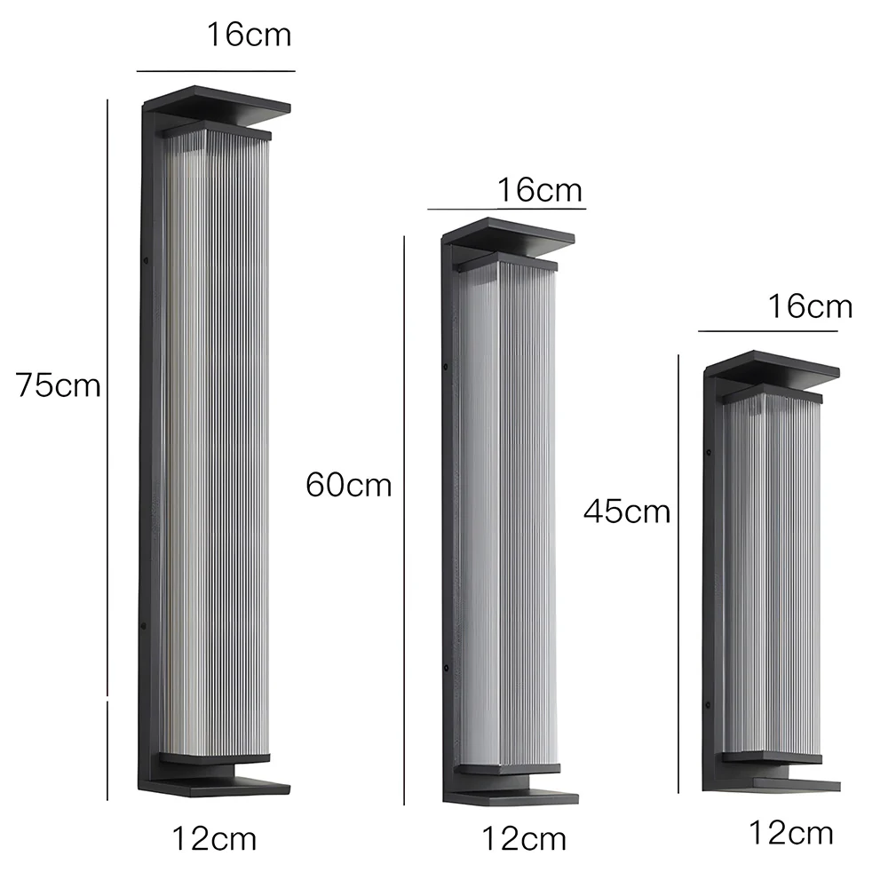 IP65 Waterproof Modern Outdoor Wall Lamps for Garage, Patio - Image 8