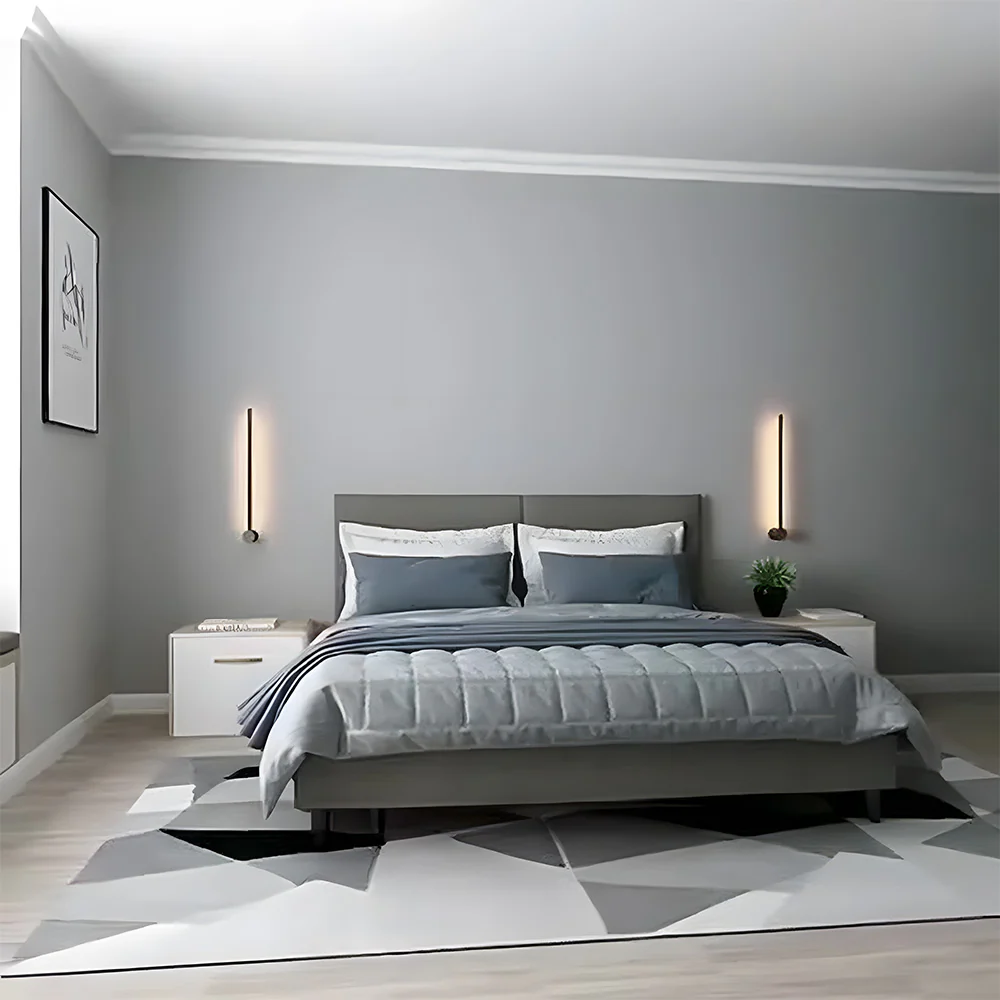 IP66 Modern Long Acrylic Black Outdoor LED Wall Lights - Image 4