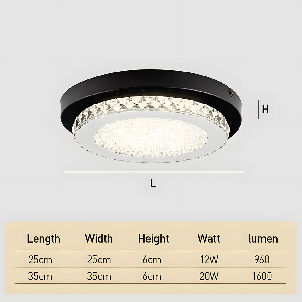LED Ceiling Lights Flush Crystal Ceiling Lights - Image 7
