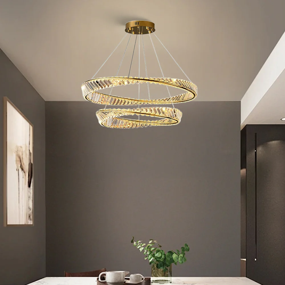 LED Crystal Pendant Light Fixtures - Image 17