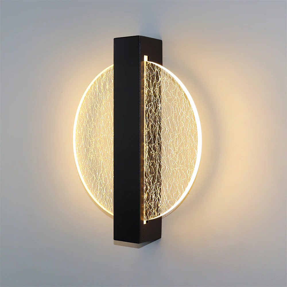LED Indoor Wall Light Modern Round Bedroom Wall Sconce, D20cm - Image 5
