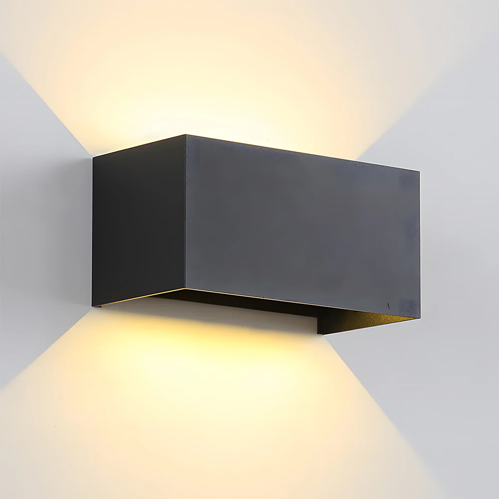LED Rectangle Black Outdoor Wall Lamp IP65 - Image 17