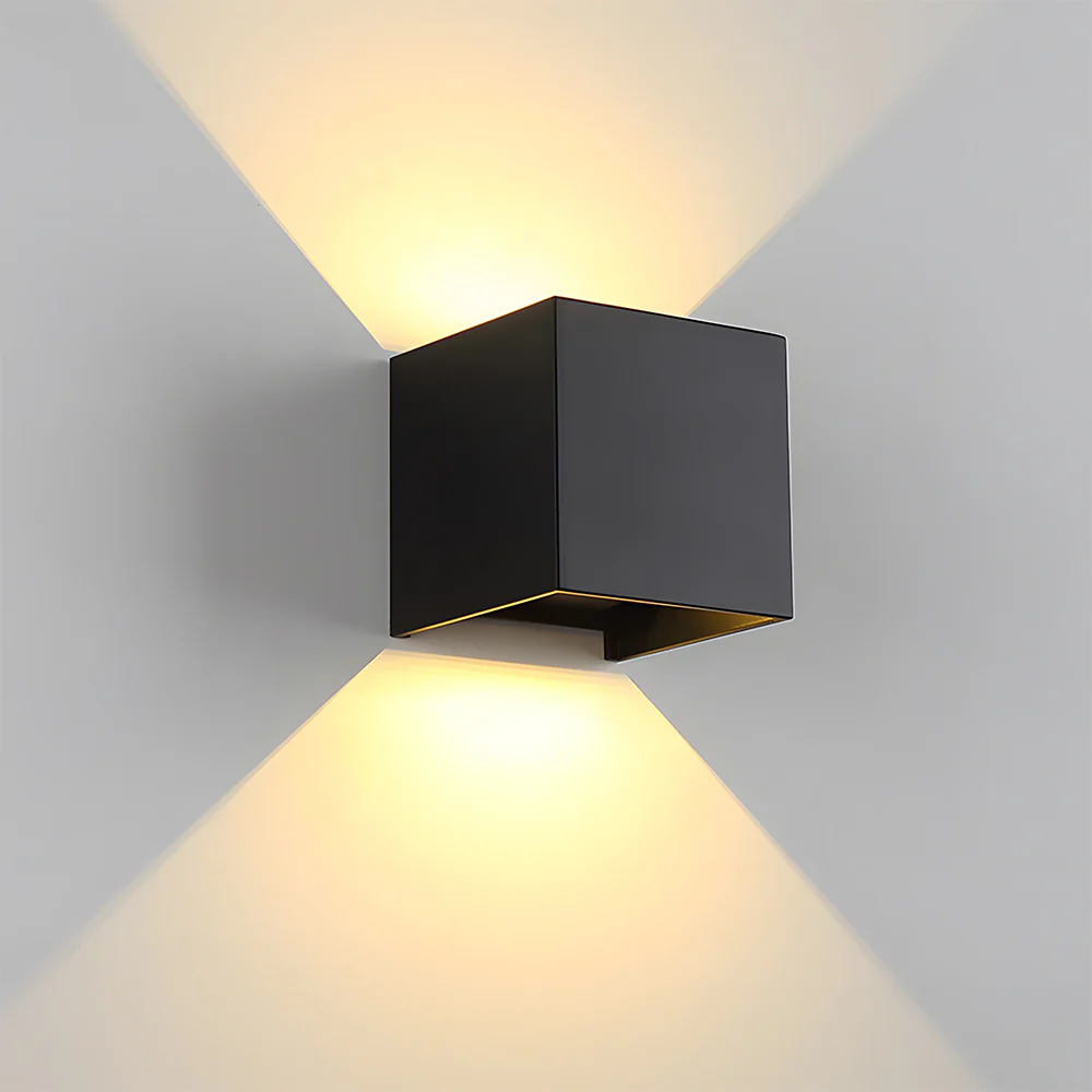 LED Rectangle Black Outdoor Wall Lamp IP65 - Image 7