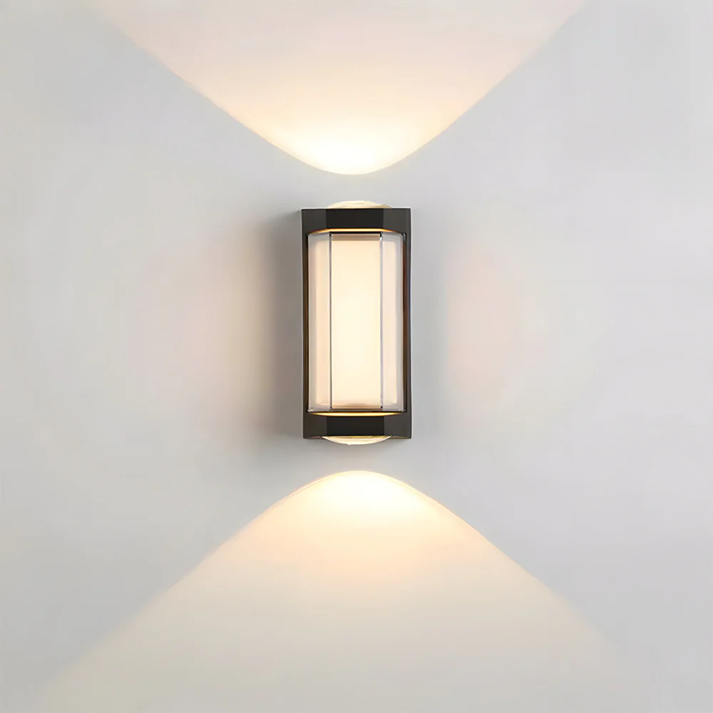 LED Waterproof Up and Down Black Outdoor Wall Lighting - Image 12