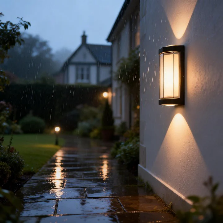 LED Waterproof Up and Down Black Outdoor Wall Lighting - Image 9