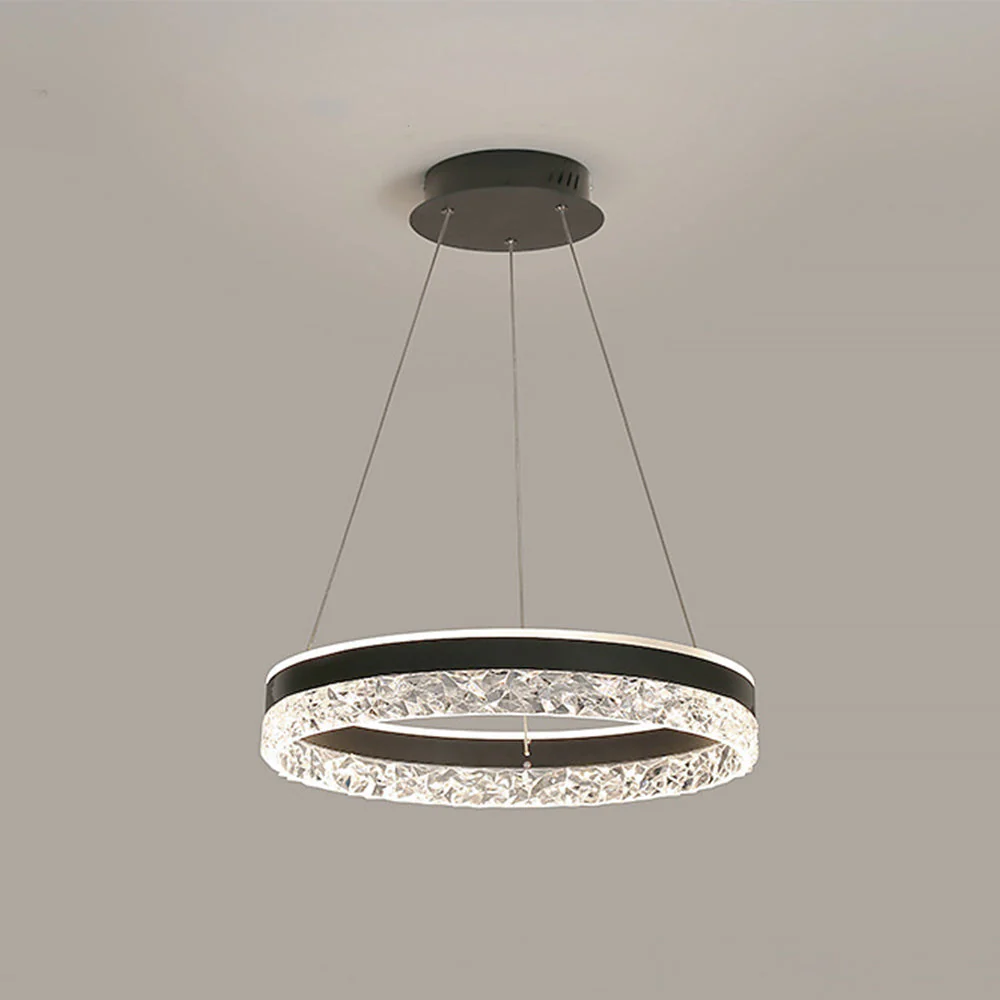 Light Luxury Circular Led Pendant Light - Image 3