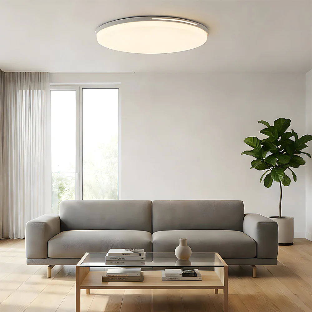 Luxury Round LED Ceiling Lights, Flush Ceiling Lamp for Bedroom, Living Room - Image 2