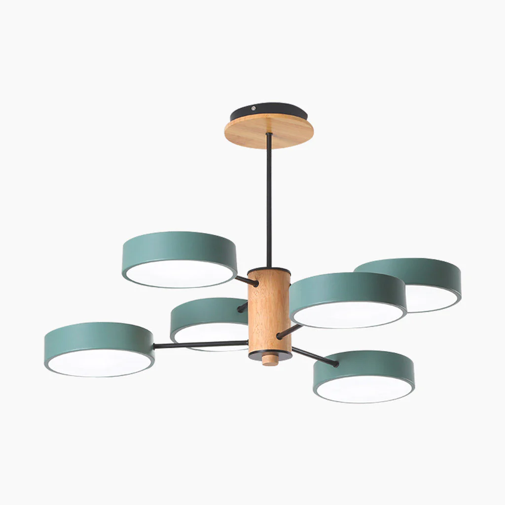 Macaron Multi Arm Modern LED Ceiling Pendant - Image 4
