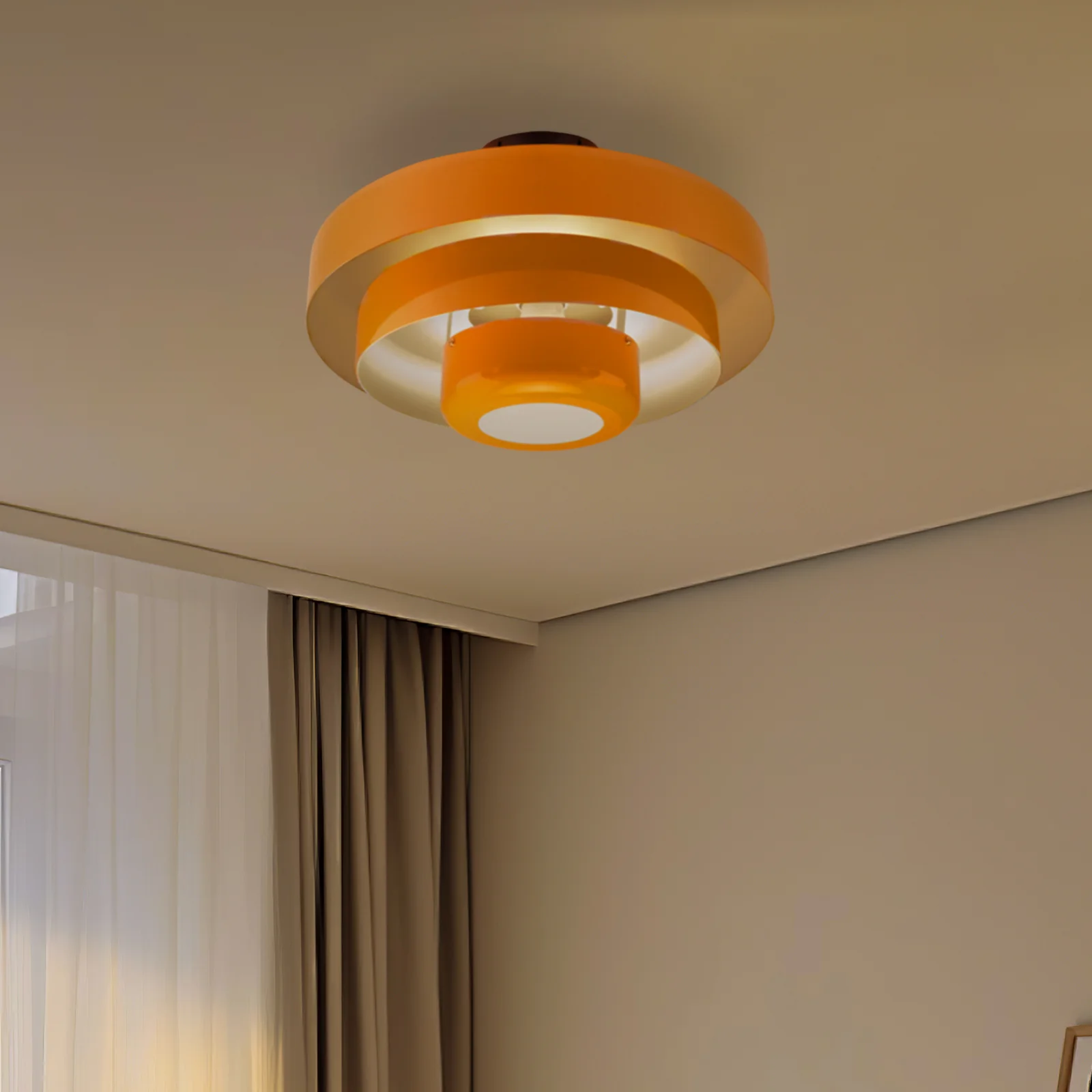 Mid-Century Iron Ceiling Lights - Image 25