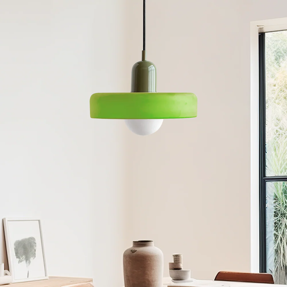 Bauhaus Modern Art Decor Colorful Glass Ceiling Pendant Light - Image 20
