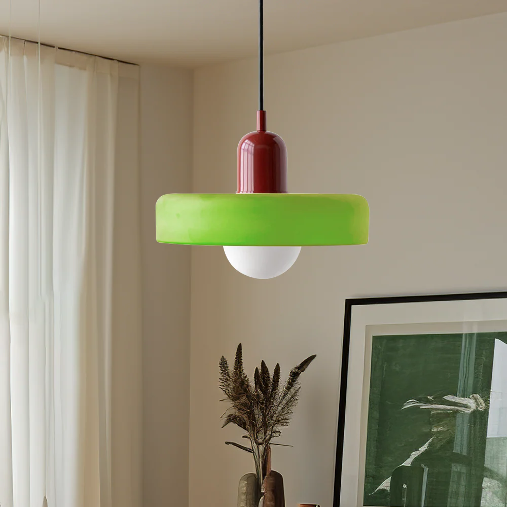 Bauhaus Modern Art Decor Colorful Glass Ceiling Pendant Light - Image 22