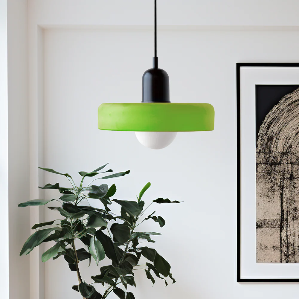 Bauhaus Modern Art Decor Colorful Glass Ceiling Pendant Light - Image 24