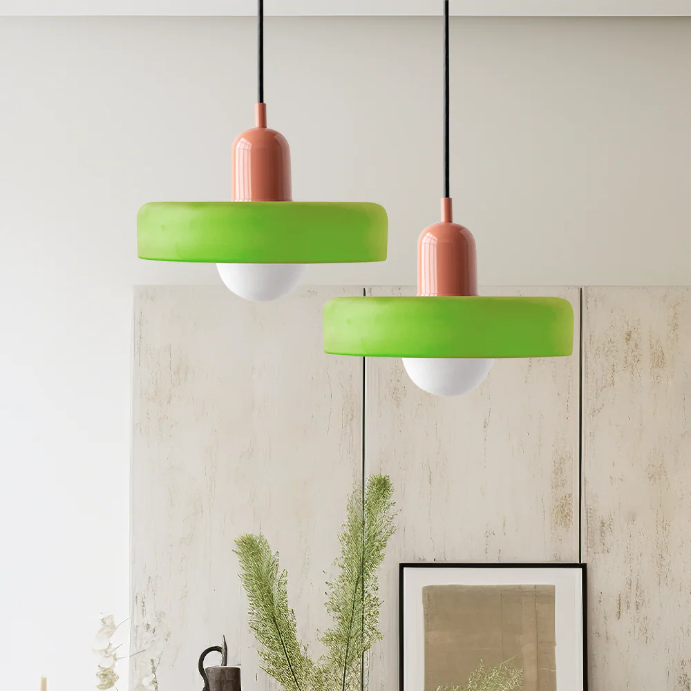 Bauhaus Modern Art Decor Colorful Glass Ceiling Pendant Light - Image 30