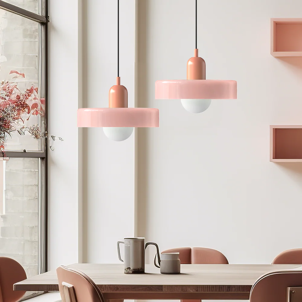 Bauhaus Modern Art Decor Colorful Glass Ceiling Pendant Light - Image 41