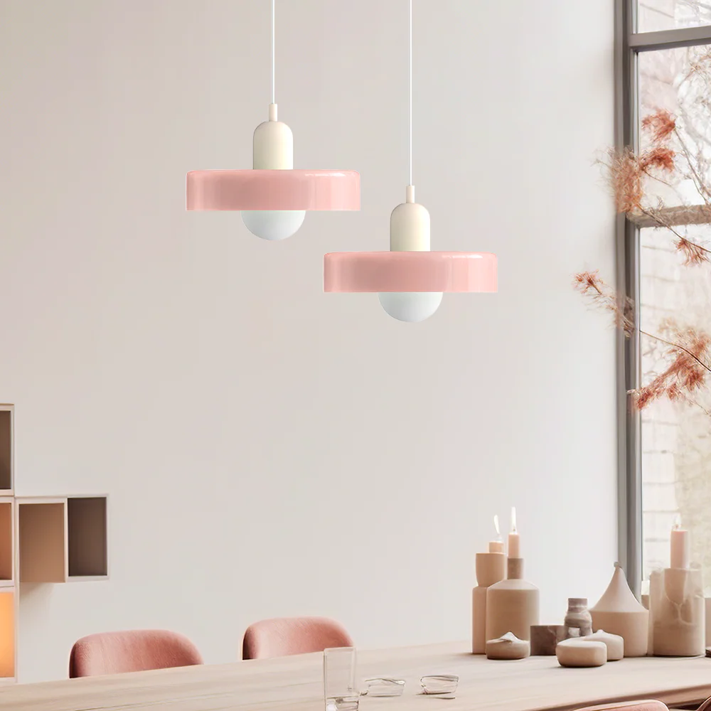 Bauhaus Modern Art Decor Colorful Glass Ceiling Pendant Light - Image 45