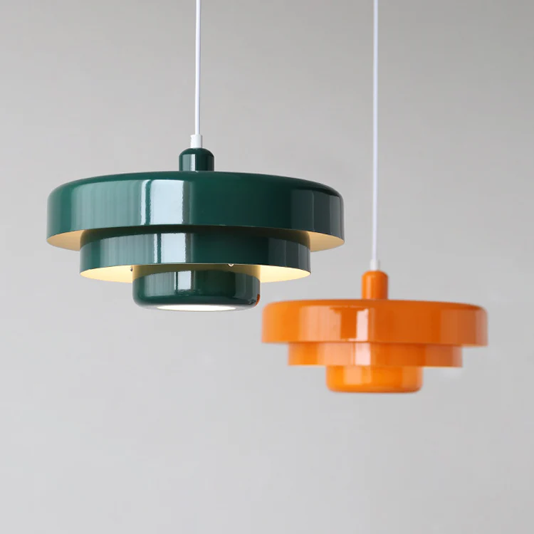 Mid-century Single Head Bauhaus Iron Pendant Lamp - Image 24