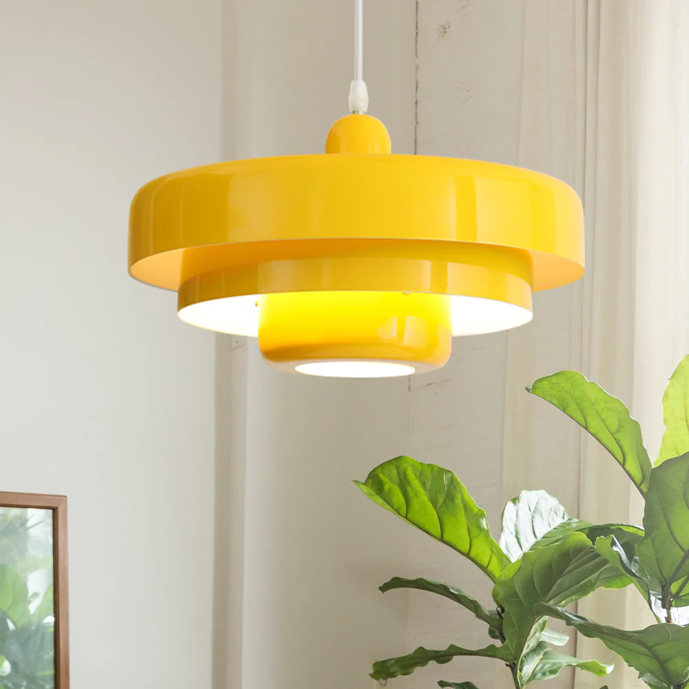 Mid-century Single Head Bauhaus Iron Pendant Lamp - Image 30