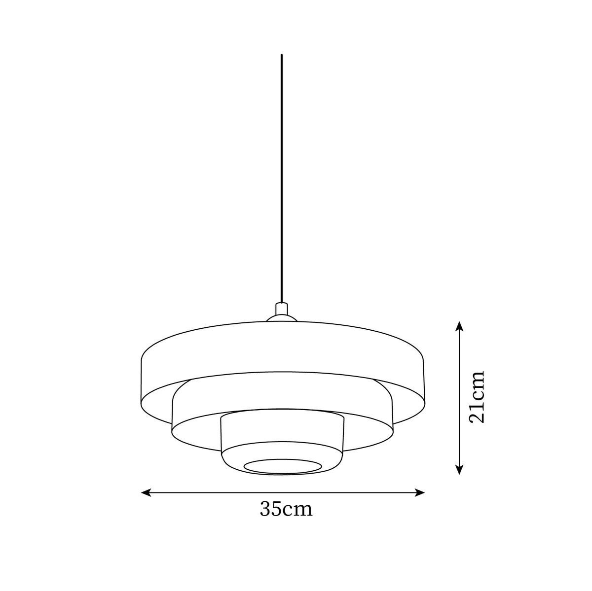 Mid-century Single Head Bauhaus Iron Pendant Lamp - Image 12