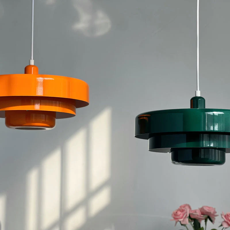 Mid-century Single Head Bauhaus Iron Pendant Lamp - Image 23