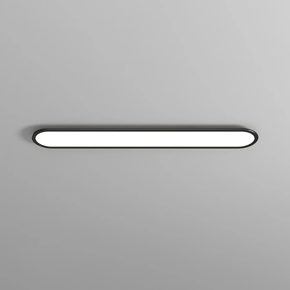 Minimalist Black Acrylic LED Flush Ceiling Lights For Living Room - Image 14