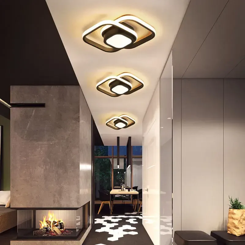 Minimalist Double Ring LED Ceiling Lamp - Image 15