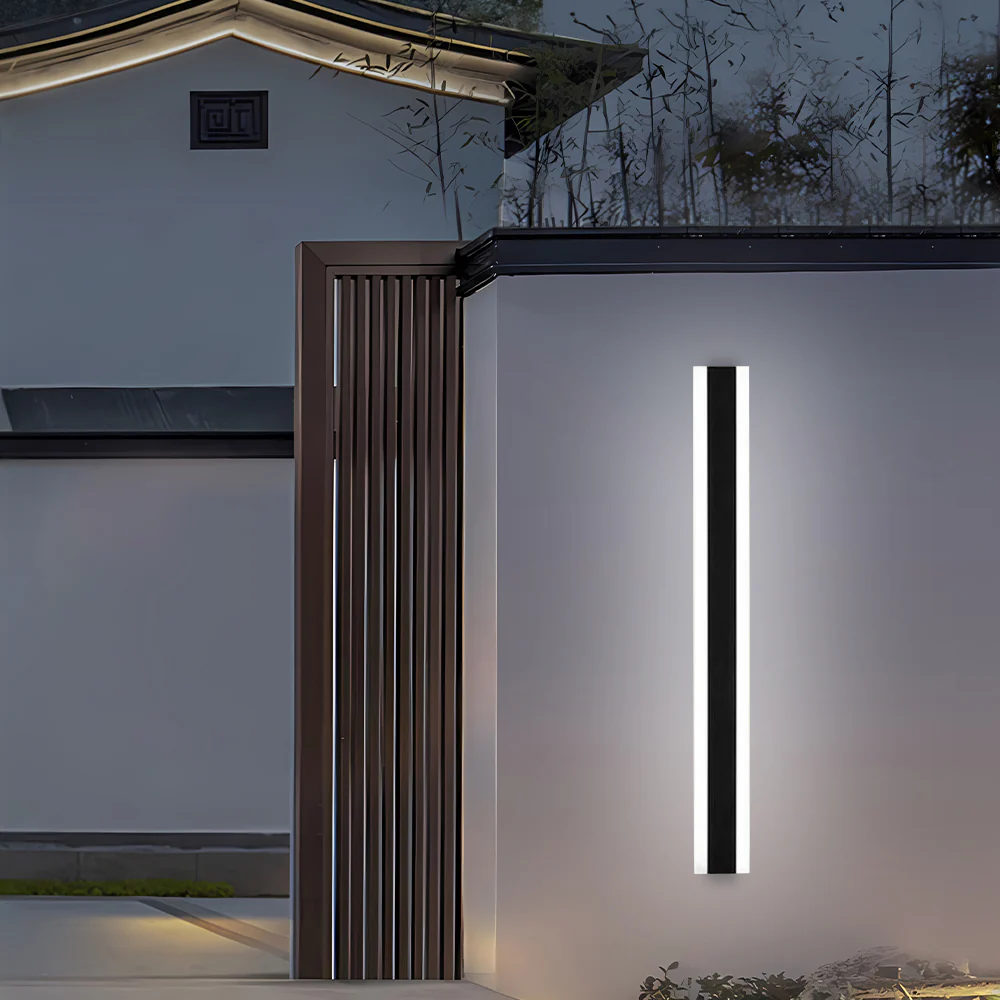 Minimalist Exterior Wall Lights, Black, IP65 - Image 3