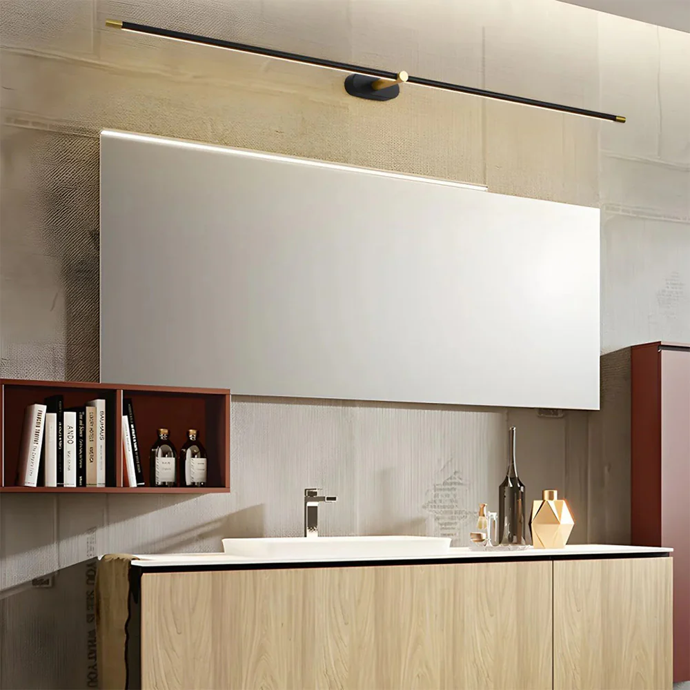 Minimalist Iron LED Wall Lights For Mirror Bathroom - Image 3