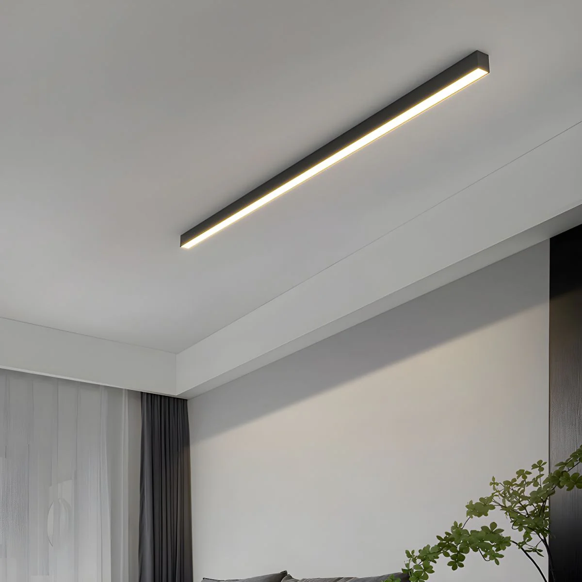 Minimalist Long Strip Flush Ceiling Light - Image 16