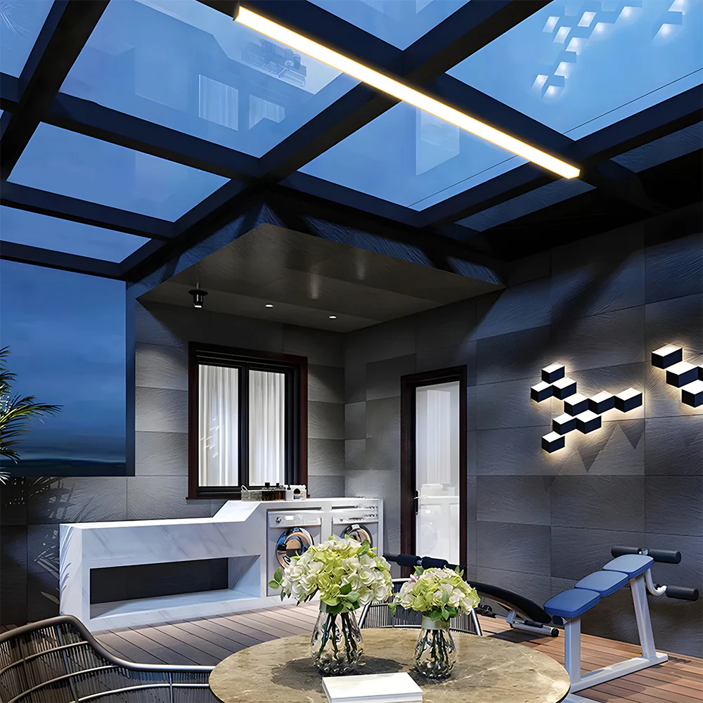 Minimalist Rectangle Flush Ceiling Lights For Living Room, Hallway - Image 9
