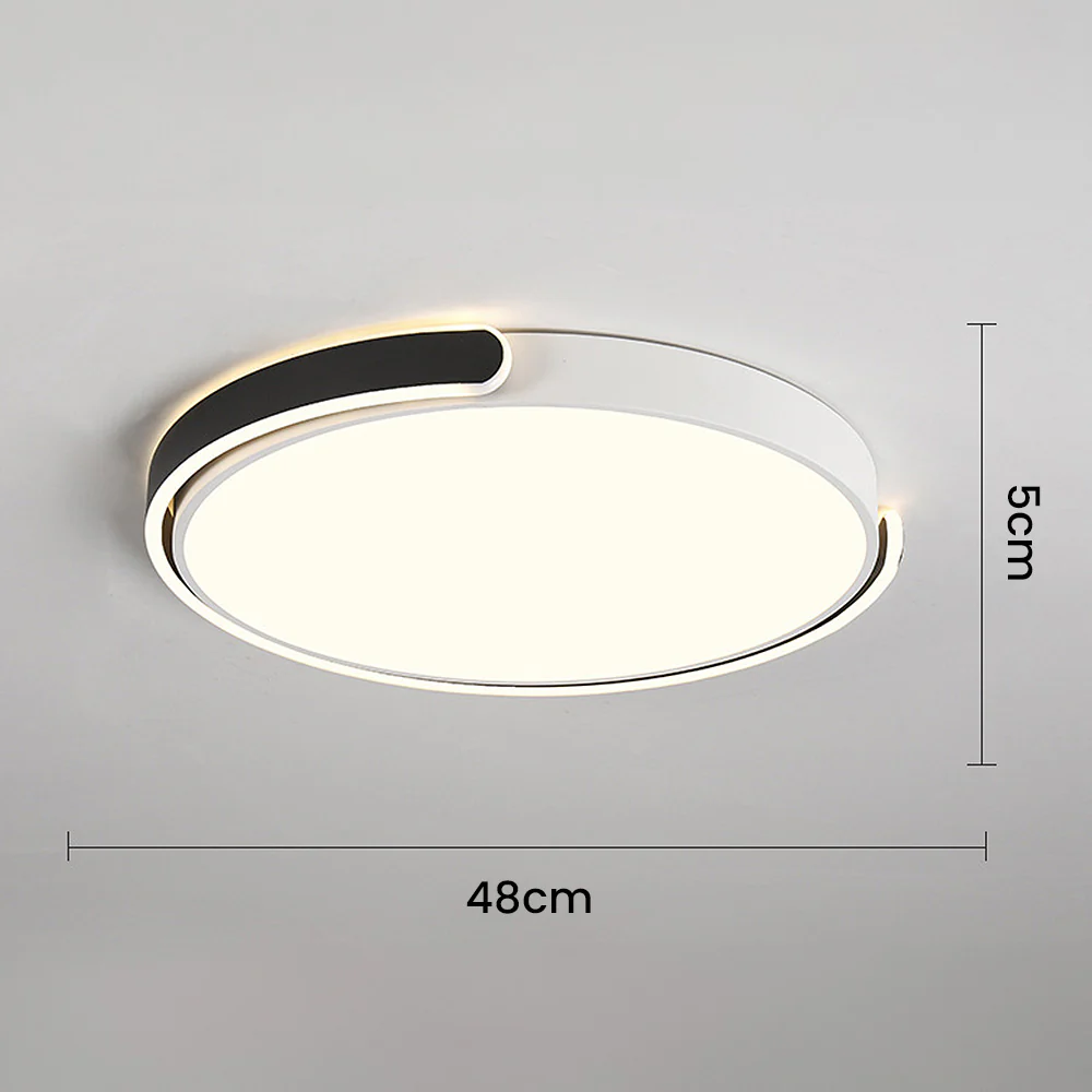 Minimalist Round Acrylic Bedroom LED Ceiling Light - Image 14