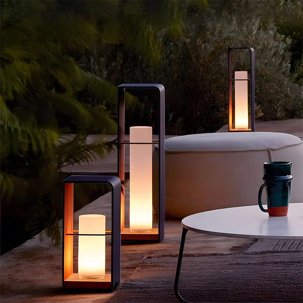 Minimalist Solar Garden Lights Waterproof Post Lights - Image 9