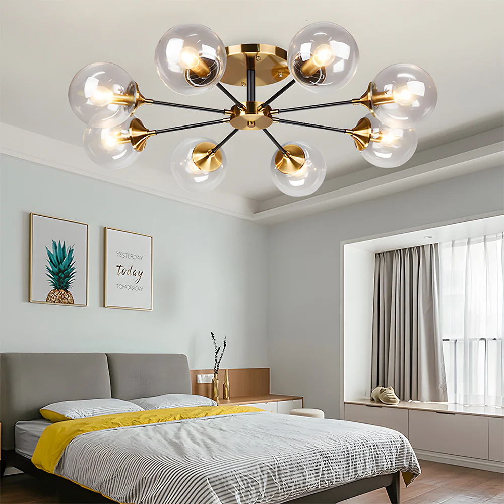 Modern Art Sputnik Ceiling Light - Image 4