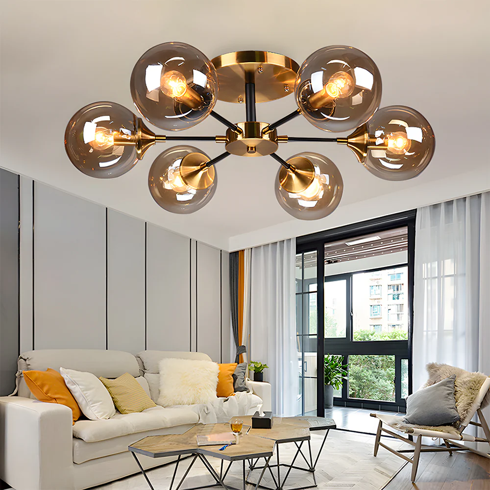 Modern Art Sputnik Ceiling Light - Image 8