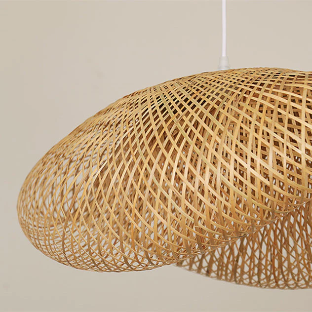 Modern Bamboo Kitchen Island Pendant Light - Image 5