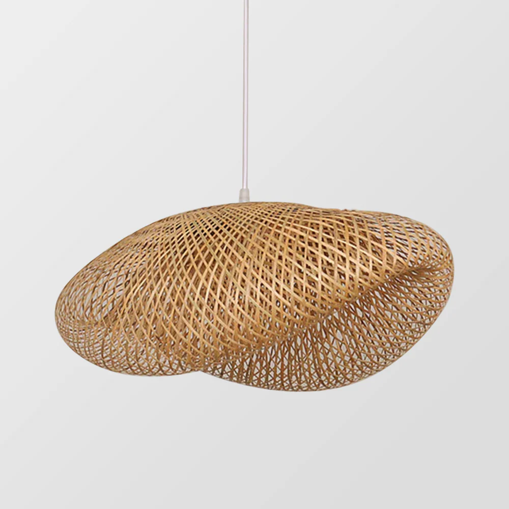 Modern Bamboo Kitchen Island Pendant Light - Image 6