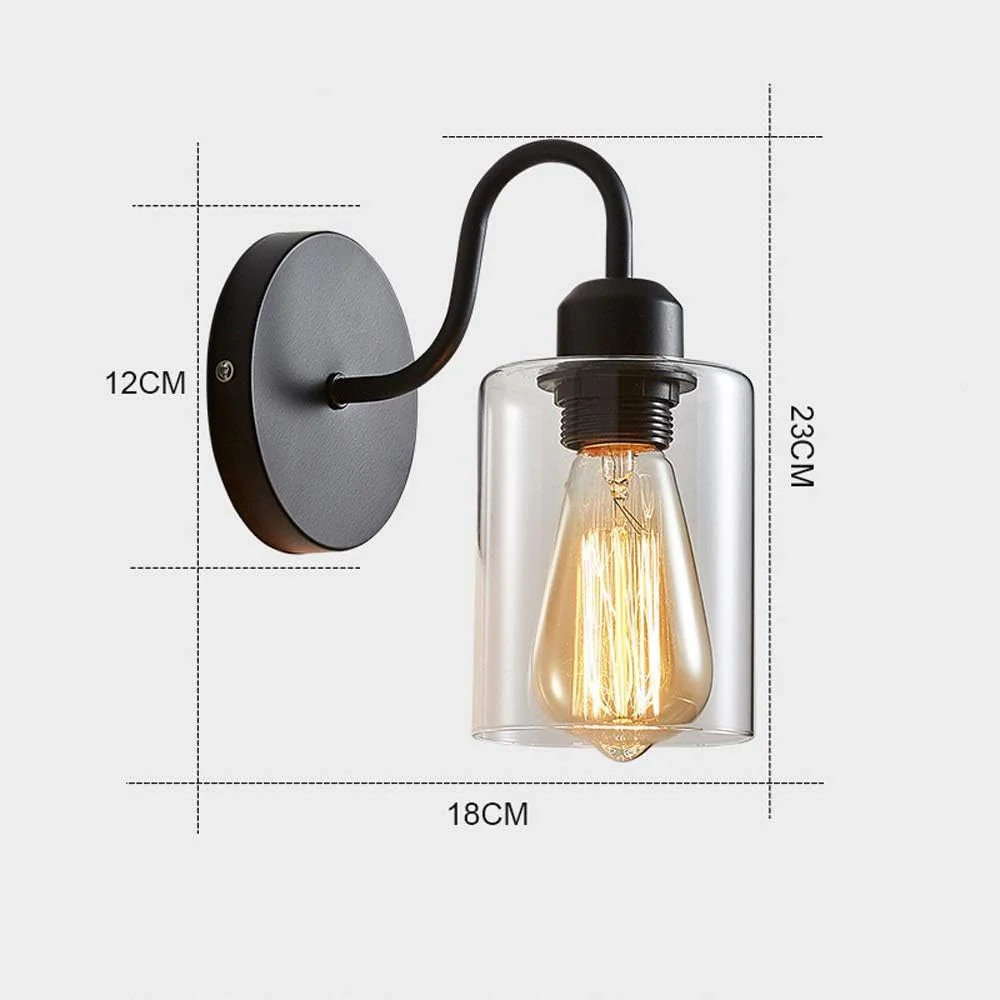 Modern Black Iron Chic Wall Lights For Living Room - Image 7