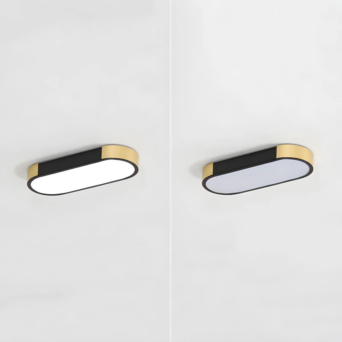 Modern Chic Iron Living Room Flush LED Ceiling Light - Image 3