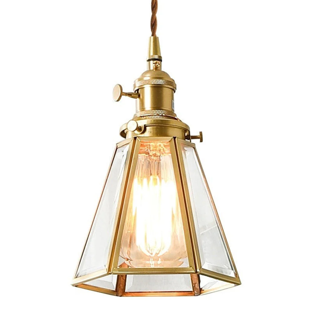 Modern Clear Metal Glass Pendant Light - Image 11